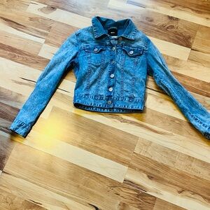 Denim Button-Up Jacket